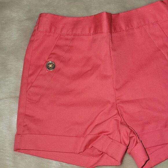 JANIE AND JACK CORAL/MELON SHORTS, SIZE 12-18 MONTHS - NEW! - Picture 2 of 7